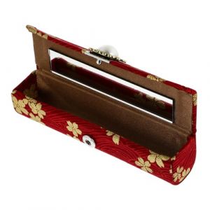 Beatifufu Bo&icirc;te Rangement Maquillage Femme &Eacute;l&eacute;gante avec Miroir &Eacute;tui &agrave; Rouge &agrave; L&egrave;vres et Parfum Portable Coffret Pratique pour Lipstick Bijoux et Accessoires Quotidiens (Camprilli, neuf)