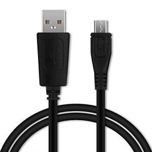 CELLONIC C&acirc;ble Micro USB USB A data et charge 1A pour casque Sennheiser PXC 550-II, GSP 370, GSP 670, Adapt 660 2.0-1m PVC noir headset (subtel, neuf)
