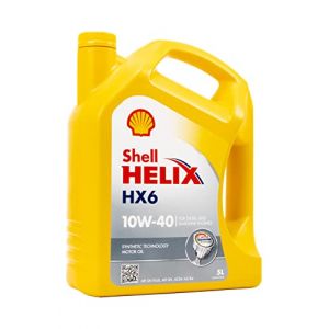 ‎Shell Shell Helix 10W40 HX6 - Huile de moteur - 5 litres en bouteille (woS, neuf)