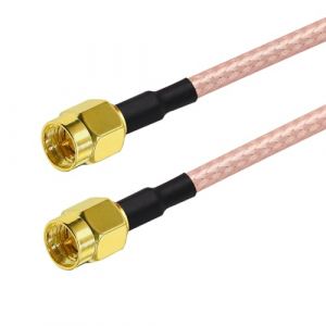 C&acirc;ble SMA RG316 SMA m&acirc;le vers SMA m&acirc;le, c&acirc;ble coaxial RF, c&acirc;ble d'extension d'antenne WiFi compatible avec le compteur SWR, analyseur de spectre, analyseur de r&eacute;seau, routeur 4G LTE 1.64ft 2PCS (TUOLNK Tech FR, neuf)