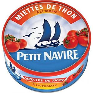 Petit Navire Miettes de Thon à la Tomate 160g (lot de 5) (J&S France, neuf)