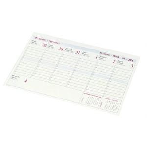 Recharge pour bloc &eacute;ph&eacute;meride OBERTHUR Up to Date - 21x14,5cm - 2026 (FOURNITURE DISCOUNT, neuf)