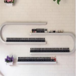 Présentoir Mural For Vernis À Ongles, Étagère De Rangement En Forme De U For Parfums, Présentoir For Vernis À Ongles Idéal For Salon De Beauté, Manucure, Spa À Domicile(White,3pcs) (YEKONG, neuf)