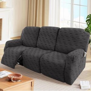 Housse de fauteuil inclinable en jacquard extensible pour fauteuils inclinables 1, 2, 3 places, protection lavable pour meubles pour Lazyboy, fauteuils &eacute;lectriques et housses de canap&eacute; adapt&eacute;es aux (chaowuuk, neuf)