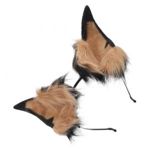 OUNONA Serre-t&ecirc;te Oreilles De Chien Pour Adulte Femme Oreilles Cosplay D&eacute;guisement Peluche Serre-t&ecirc;te (Gustell, neuf)
