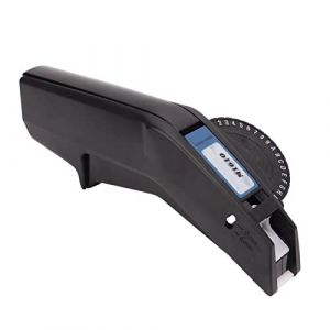 SEAFRONT &Eacute;tiqueteuse en Relief, Lettres Claires et Num&eacute;riques pour Bricolage, &agrave; Une Main, Id&eacute;ale pour Les Amis et la Famille, Mat&eacute;riau ABS (Rouge) (numuqia, neuf)