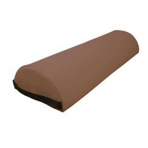 Zen — Grand Demi-Rouleau pour Tables de Massage et de thérapie 60 × 23 x 11 cm - Coussin Table de Massage pour Les articulations - Rouleau pour Les Genoux — Coussin Table de Massage (Chocolat) (Massageliegenhaus, neuf)