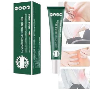 Lumbar Type Cold Compress Gel, Lumbar Spine Cooling Gel,Natural Herbal Joint Pain Relief Spray,Cooling Gel for Muscles and Joint Pain Relief,Long Lasting Relief (1 Pcs) (wuhanshiweiyangdishangmao, neuf)