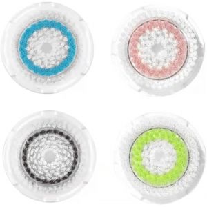 Clarsonic Lot de 4 têtes de brosse nettoyante pour le visage compatibles avec Clarisonic Mia 1, Mia 2, Mia Fit, Alpha Fit, Smart Profile Uplift et Alpha Fit X (Fast Media Ships From USA, neuf)