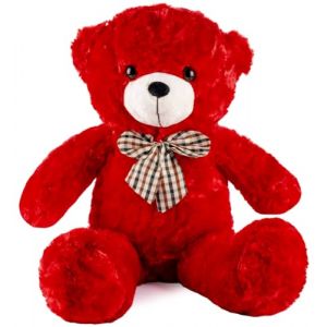 Gustaw Grand Ours en Peluche XXL Classico - Peluche Géante, Nounours XXL, Teddy Bear Grand Ourson - Idéal comme Cadeau, Ourson Géant en Peluche (Rouge, 160cm) (DearBear, neuf)