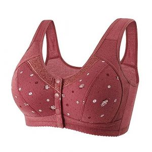 Soutien Gorge Ouvert Devant sans Armature Brassi&egrave;re Sport Ouverture Devant Soft BH Soutien-Gorge Femme Soutien Gorge Pas Cher Brassi&egrave;res Fitness Yoga Sleep Lingerie (sampleus, neuf)