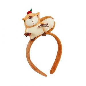 Pince à cheveux multifonctionnelle en forme d'animal 3D coloré dessin animé écureuil épingle à cheveux bijoux élégant en peluche accessoire pour cheveux (hanjinjiancai, neuf)