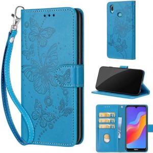 Coque pour Huawei Honor Play 8A / Honor 8A 2019 / Honor 8A 2020 &Eacute;tui, Antichoc Portefeuille Etui Flip Folio Case Coque pour Honor 8A Pro/Honor 8A Prime / Y6 (2019) / Y6 Prime (2019) Bleu (WGR Global Business, neuf)