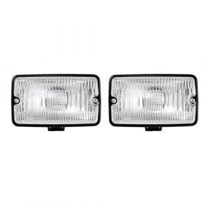 Feux Antibrouillard pour Peugeot 205 pour GTI pour CTI 106 306 Mi16 H3 Accessoires Voiture Feu De Brouillard Avant DRL LED Lampe Conduite Projecteur Projecteur Phares Antibrouillard(Clear-2pcs) (heyejiaxin, neuf)