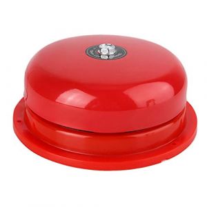 Cloche électrique en acier inoxydable 100db de type grève interne de 6 pouces en acier pour alarme incendie, évacuation d'urgence, sonnette d'alarme école et gare(220V) (Vertigo eu, neuf)