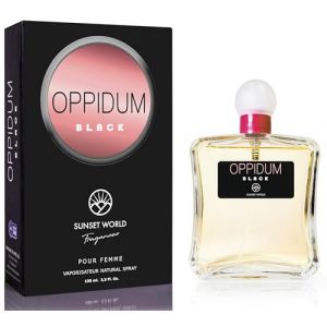 Oppidum Black - Compatible avec Black Opium. Eau De Cologne Intense 100 ml, Parfum Pheromone pour Femme, Parfum Generique (GlobNew, neuf)
