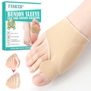Nimisyra Orth&egrave;ses Hallux Valgus, Chaussettes Valgus, Separateur Orteil Pour avec Silicone Coussinet, Convient pour Femmes Hommes, &eacute;lastique et Doux Chaussettes Correctrices(44-47 L,couleur de peau) (xianxiongyi, neuf)