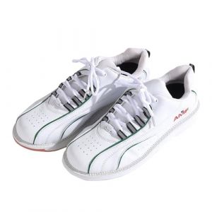 Leichtrit Chaussures De Bowling Respirante,Chaussures De Bowling pour Hommes,Femmes Chaussures De Bowling,Adolescent Chaussures De Bowling,Prot&eacute;Ger La Cheville,pour D'Entra&icirc;Nement De Bowling,Noir (Leichtrit, neuf)