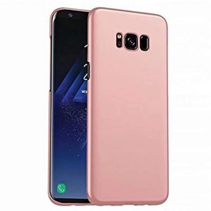 NiaCoCo Compatible avec Coque Samsung Galaxy S8 Anti-Chute PC Dur Silicone Antichoc Ultra Mince Anti-Rayures Protecteur &Eacute;tui pour T&eacute;l&eacute;phone pour Samsung Galaxy S8 Cas-Or Rose (NiaCoCo, neuf)