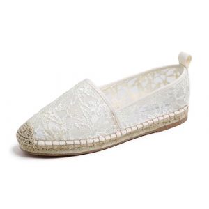 Feversole Close Toe Espadrilles Espadrilles &agrave; Bout ferm&eacute; Chaussures Plates Confortables et Respirantes pour Femmes (Tiptoe London, neuf)