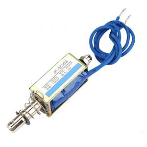 DC 12V Électro-aimant Contrôle d'automatisation 300mA DC Électroaimant Solénoïde Tirer l'électroaimant Push-Pull 5N Gamme rétractable 10mm, Aimant (Kerindas, neuf)