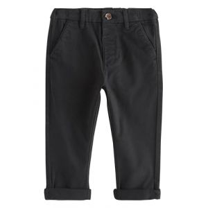 NEXT Garçon Pantalon Chino Stretch Noir 3 Ans (Next Germany GmbH, neuf)