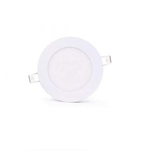 LED panel light Ultra thin Downlight lamp 3W 4W 6W 9W 12W 15W 18W 24W led ceiling recessed downlight slim round panel light-Cold_white_6W (feifanbaby, neuf)