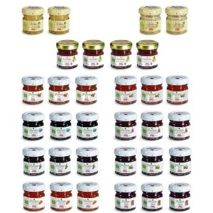 Rigoni di Asiago - Confitures Fiordifrutta BIO + 2 ar&ocirc;mes MielBio + Noisette (B&B SERVIZI, neuf)