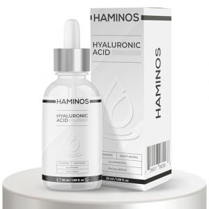 S&eacute;rum Acide Hyaluronique avec Niacinamide, Bave d&rsquo;escargot &ndash; Repulpant les l&egrave;vres, Anti-vergetures, Anti-rides, Anti-ridules, Hydratation - FORMULE UNIQUE (50 ml) (HAMINOS, neuf)