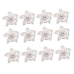 MUSISALY Lot de 12 épingles à cheveux en strass pour mariée épingles à cheveux en spirale vignes de cheveux de mariage bobine ton (YangF, neuf)