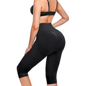 KUMAYES Short Gainant Femme Culotte Taille Haute Gainante Panty Amincissant Anti-Cellulite Cuisse Minceur Gaine Ventre Plat (as4, Alpha, m, Regular, Regular, Noir, M) (Kumayes EU, neuf)