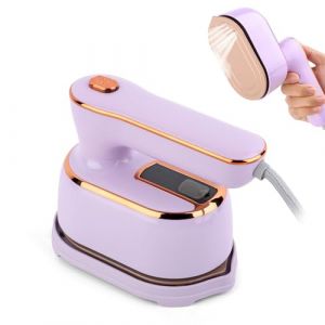 Mini Fer à Repasser Couture, 1000 W Fer à Repasser de Voyage, Portable Defroisseur Vapeur Vertical 2 en 1 Humide et Sèche, Mini Fer à Vapeur Rapide 20s, avec Réservoir D'eau de 100 ml, pour la Maison (MIMIGINODE, neuf)