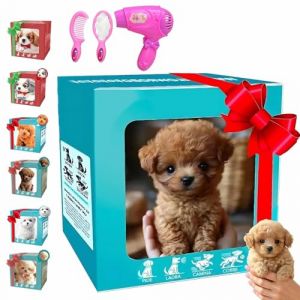 Wuffy Dog Robot chien comme un vrai chien Wuffyhund - Robot r&eacute;aliste comme de vrai chiot robot interactif avec mouvement, aboiements et vacillements de cygne, jouet pour animaux de compagnie pour (LABOBO, neuf)