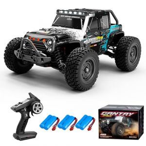 Teeggi Voiture télécommandée 70 km/h, 1:16, moteur sans balais RC haute vitesse, tout-terrain, drift, 4WD Off Road Race Buggy pour adultes (16103Pro) (Teeggi-EU, neuf)