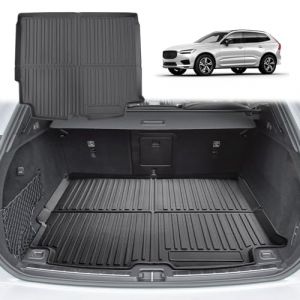GAFAT Volvo XC60 2018-2025 2026 Tapis de Coffre, Facile &agrave; Plier, Facelift Volvo XC60 2026 Tapis en Caoutchouc Anti-D&eacute;rapants Original Scanner 3D TPE, Multifonction, Volvo XC60 Accessoires 2026 (GAFAT(EU), neuf)