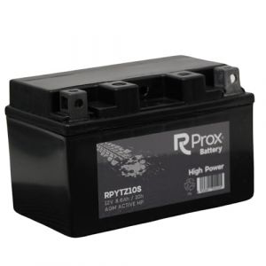 Batterie moto YTZ10S AGM High Power 12 V 8,6 Ah 190 Amp. Puissance de d&eacute;marrage maximale. Fabriqu&eacute;e en Europe. (Redcar Service, neuf)