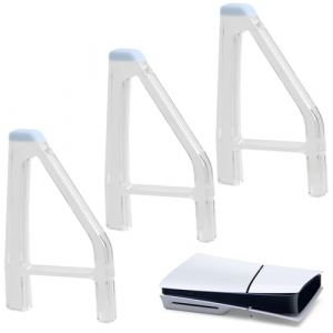 XPEX 3 PCS Support de console PS5 Slim - Support de placement horizontal - Pieds de refroidissement antid&eacute;rapants - Compatible avec PS5 Slim (Disc Edition A) (UAB "DAFUHUA LT", neuf)