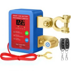 Coupe Circuit Batterie, 12v 240 A Disjoncteur de batterie t&eacute;l&eacute;command&eacute; sans fil, avec Led Affichage Coupe Batterie, Interrupteur D'arr&ecirc;t Automatique pour Voiture, RV, ATV, Camion, Bateau (Ronghaonan, neuf)