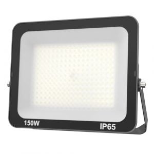 JBdusn Projecteur LED 150W, Superlumineux Eclairage de S&eacute;curit&eacute; Blanc Froid 6500K, Luminaire Exterieur LED IP66, Spot Exterieur Floodlight pour Jardin Stade Garage entrep&ocirc;t Magasin Atelier D&eacute;p&ocirc;t (Yixi Lighting, neuf)