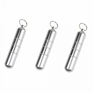 5 pièces Étui à Cigarettes Porte-clés, Boîte à Cigarette Métal Etui imperméable pour Poche, Aluminium Mini Porte Cigarettes pour Hommes Femmes Boîte de Poche Ronde à Cigarettes (3PC) (Raopuzi, neuf)