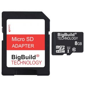 BigBuild Technology Carte M&eacute;moire Micro SDHC 8 Go pour Honor X5 Plus, X5b/X5b Plus, X6a/X6b/X7b, X8 Mobiles (BigBuild Technology FR, neuf)