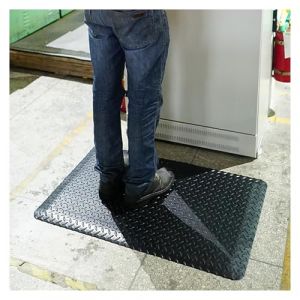 Tapis Antifatigue Comfort Anti-fatigue Conductive Mat 250 230 200 180 150 130 100 50 CM, Ergonomic Antistatic Floor Mats 2/ 2.5/ 3 CM Thick, Padded Foot Mat for Standing At Work Station(Black,50x50x2. (Imported - Flagship Store, neuf)