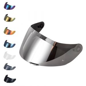 EvoParts Visière GT4-1 GT4-2 pour casque compatible AGV K1 K1S K5 K5S pinlock ready (Argent, L-ML-XL-XXL) (Casco Store, neuf)