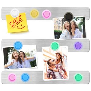 DUJEQM Tableau Magnetique Mural - 3Pcs Tableau Aimant&eacute;, Tableau Magnetique Frigo, Bande Magnetique Plaque Aimant&eacute;e Autocollant, Tableau d&rsquo;Affichage pour Photos Notes Documents Bureau Maison Cuisine (loudishi louxingqu jiechuangmaoyi youxiangong si, neuf)