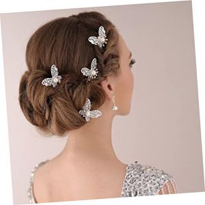 PACKOVE 12 Pi&egrave;ces baguettes de cheveux agrafe &eacute;pingles Mariage perl&eacute; &eacute;pingle &agrave; cheveux de mari&eacute;e tu es en &eacute;pingle &agrave; cheveux &Eacute;pingle &agrave; cheveux en strass (Spring TU, neuf)