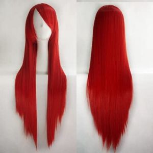 HBYLEE Perruque pour cosplay Umi Sonoda Ruka Jabami Yumeko 80 cm Noir Blanc Rouge Violet Rose 19 couleurs Perruque droite longue perruque synthétique Cosplay + bonnet de perruque n° 11 (弘玟商贸店, neuf)