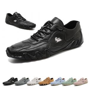 Chaussures Basse Beck Faites &Agrave; La Main, Femme for Ext&eacute;rieur Imperm&eacute;ables Antid&eacute;rapantes L&eacute;g&egrave;res Respirantes D&eacute;contract&eacute;es &Agrave; Semelle Plate sans Lacets Confortables for La Marche Pieds Nus(Noir,39 EU) (Clearlove10, neuf)