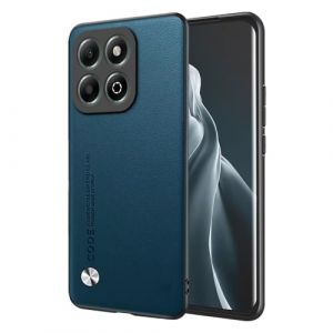 EASSGU Coque de T&eacute;l&eacute;phone pour Honor 200 Smart/Honor X7C (6.8" inches), Etui en Cuir de Style Business - Saphir (EASSGU, neuf)