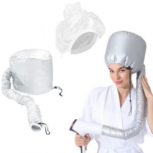 ZKGYUS Casque de Séchage pour Sèche-Cheveux, Casque sèche, Casque pour séchage cheveux, Capuchon de séchage pour le séchage convient à toutes les tailles de tête et de cheveux (Newbilty OU, neuf)