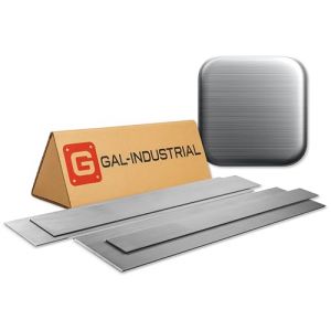 GAL-INDUSTRIAL Barre Plate Aluminium Brossé 60x5 mm - Longueur 230 cm - Profilé alu EN AW-6060 (PA38) - Résistant à la Corrosion - Idéal pour Intérieur, Meuble, Bricolage (Gal Industrial, neuf)